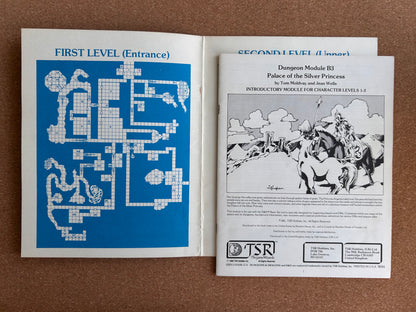 Dungeons & Dragons Module B3 - Palace of the Silver Princess - TSR9044 - Paperback (1981)
