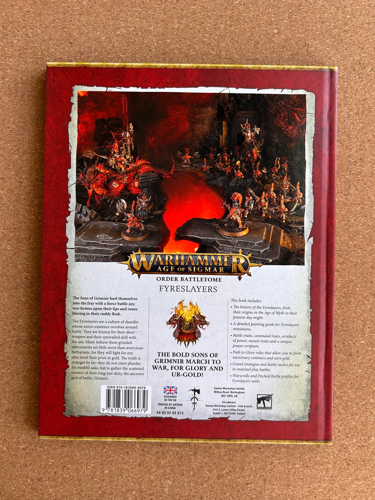 Warhammer Age of Sigmar 3rd Edition - Order Battletome Fyreslayers - Hardcover (2022)