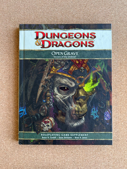 Dungeons & Dragons 4th Edition - Open Grave - WOTC Hardcover (2009)