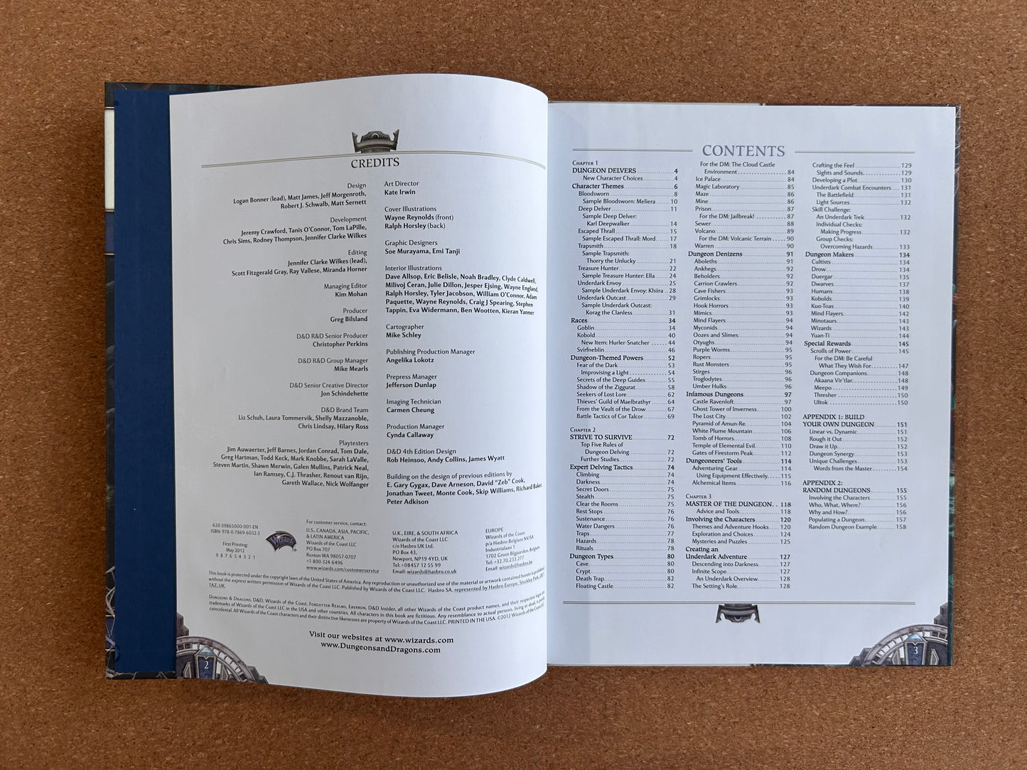 Dungeons & Dragons 4th Edition - Into The Unknown Dungeon Survival Handbook - WOTC Hardcover (2012)
