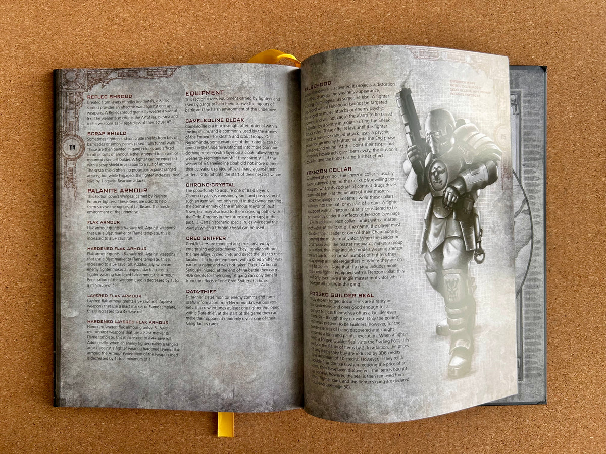 Warhammer 40K - Necromunda The Book of Judgement - Games Workshop Hardcover (2019)