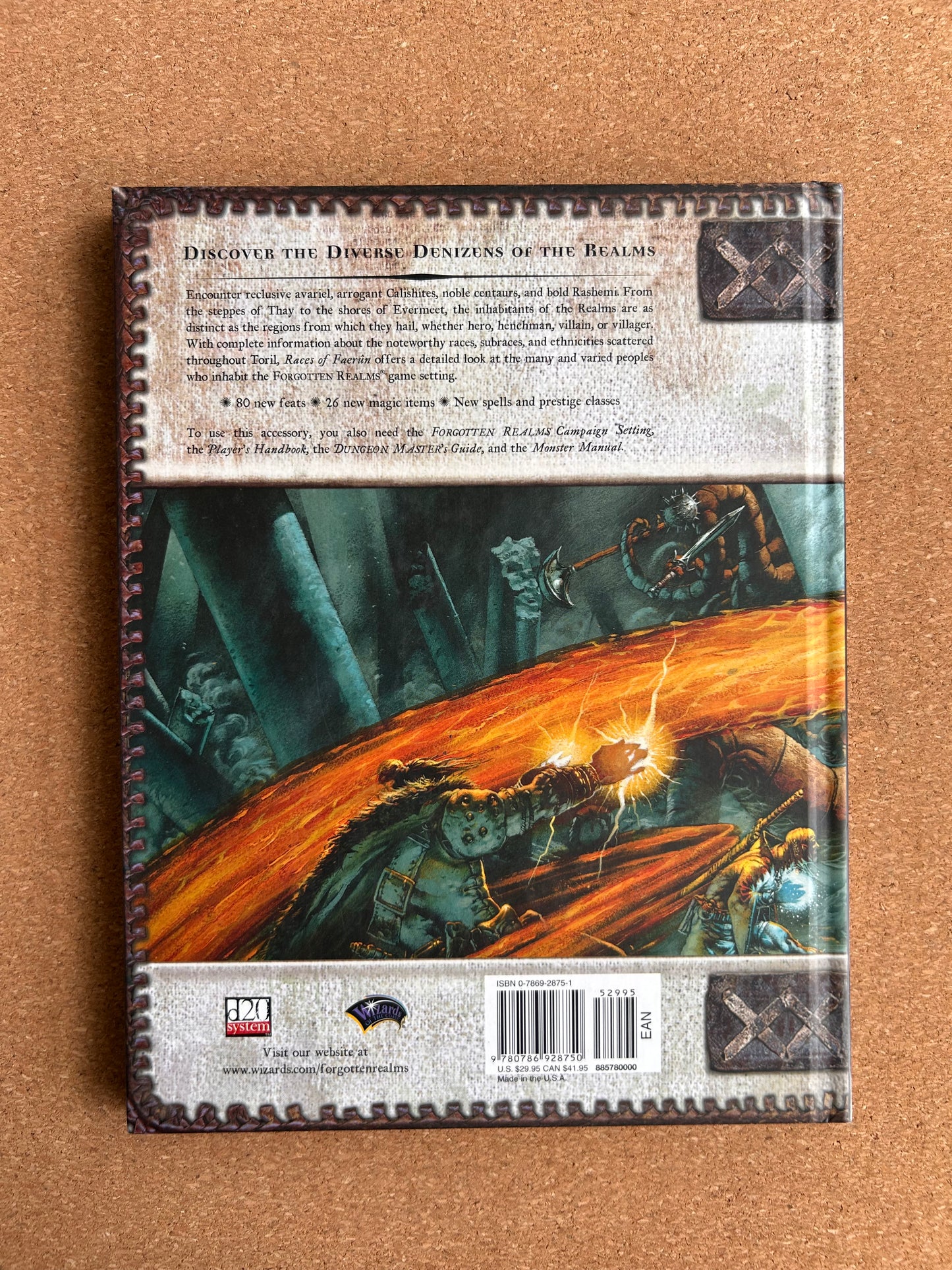 Dungeons & Dragons 3.0/3.5 Forgotten Realms - Races of Faerun - WOTC Hardcover (2003)