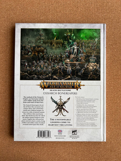 Warhammer Age of Sigmar 2nd Edition - Death Battletome Ossiarch Bonereapers - Hardcover (2019)