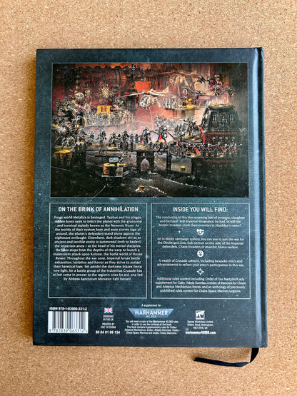 Warhammer 40K - Act II: The Book of Fire War Zone Charadon - Games Workshop Hardcover (2021)