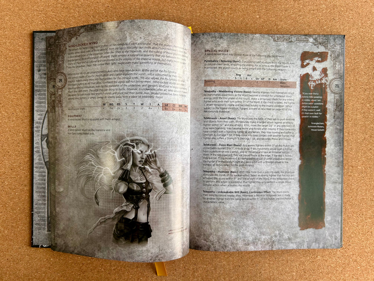 Warhammer 40K - Necromunda The Book of Judgement - Games Workshop Hardcover (2019)