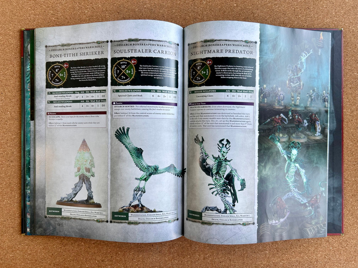 Warhammer Age of Sigmar 4th Edition - Death Battletome Ossiarch Bonereapers - Hardcover (2026)