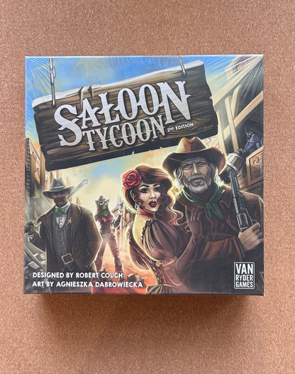 Saloon Tycoon 2nd Edition Board Game - Van Ryder Games Sealed
