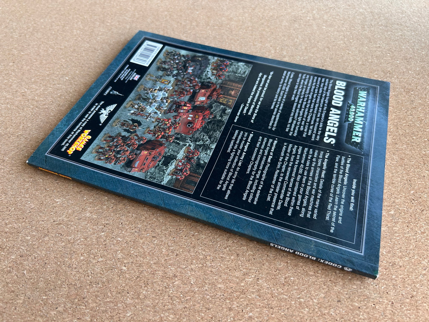 Warhammer 40K 4th Edition - Blood Angels Codex - Games Workshop Paperback (2009)