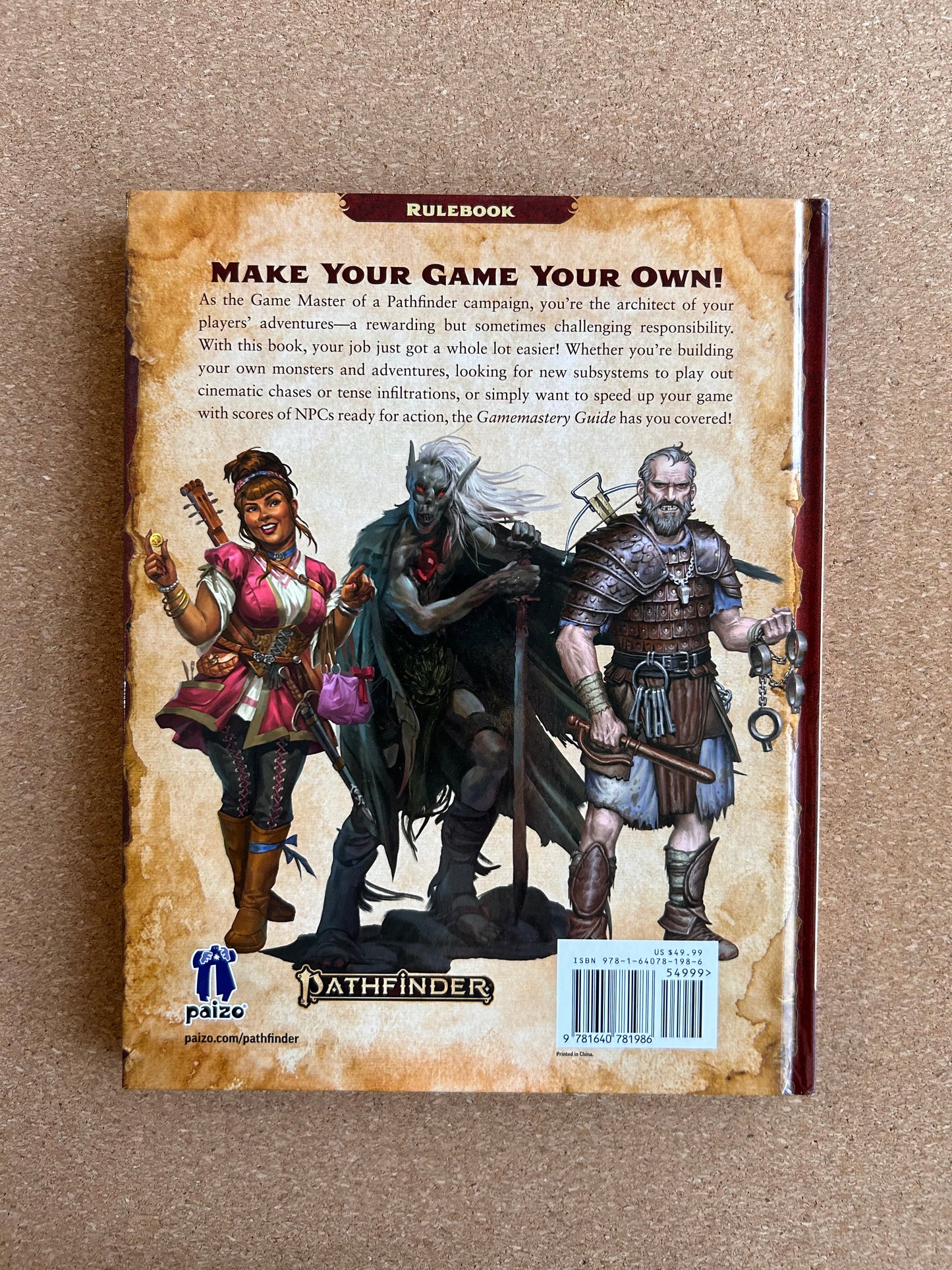 Pathfinder Second Edition - Gamemastery Guide Paizo Hardcover (2020)