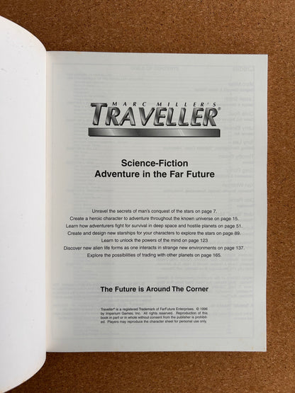 Marc Miller’s Traveller 4th Edition - RPG Rulebook - Paperback (1996)