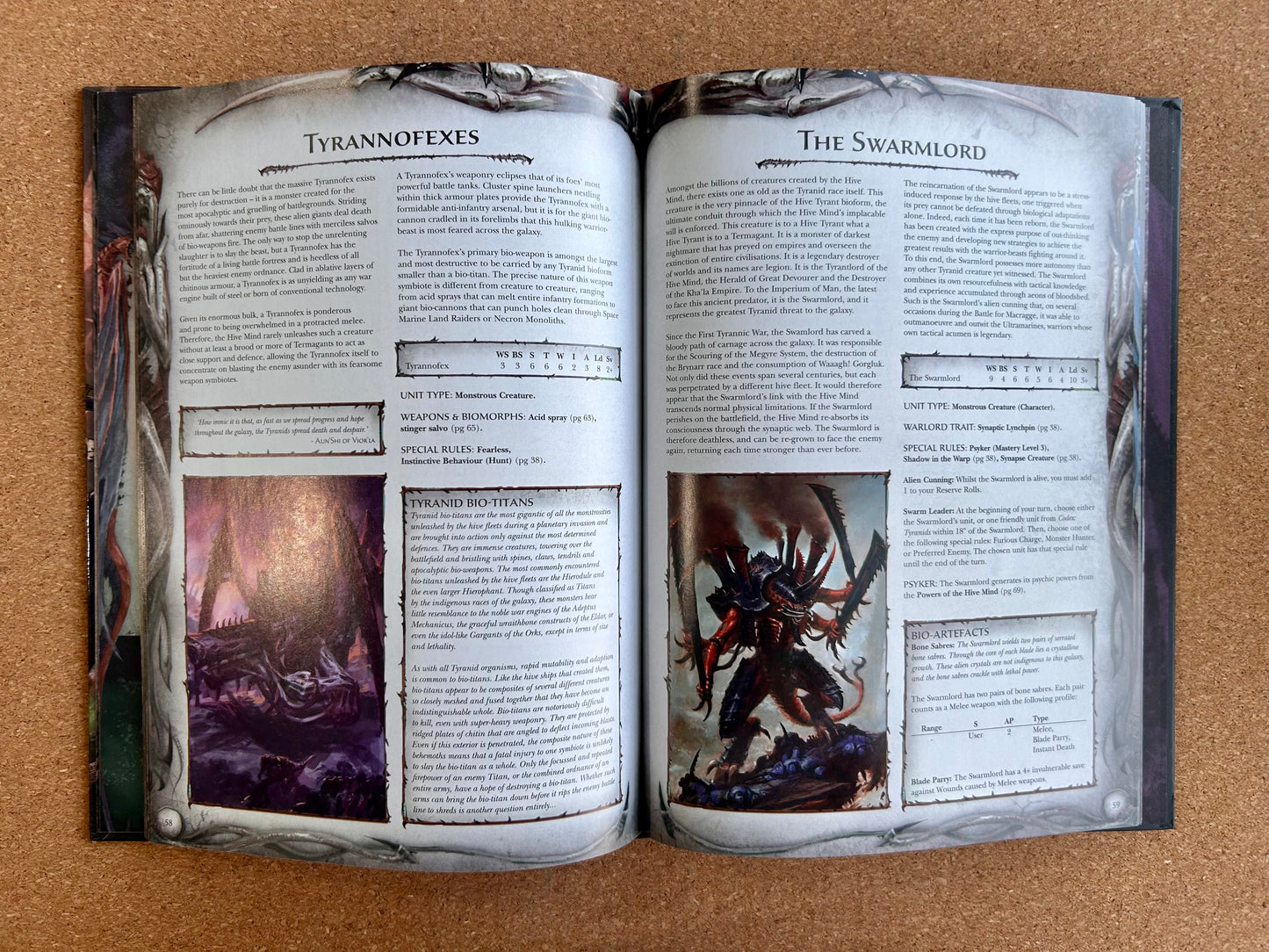Warhammer 40K 6th Edition - Tyranids Codex - Games Workshop Paperback (2012)
