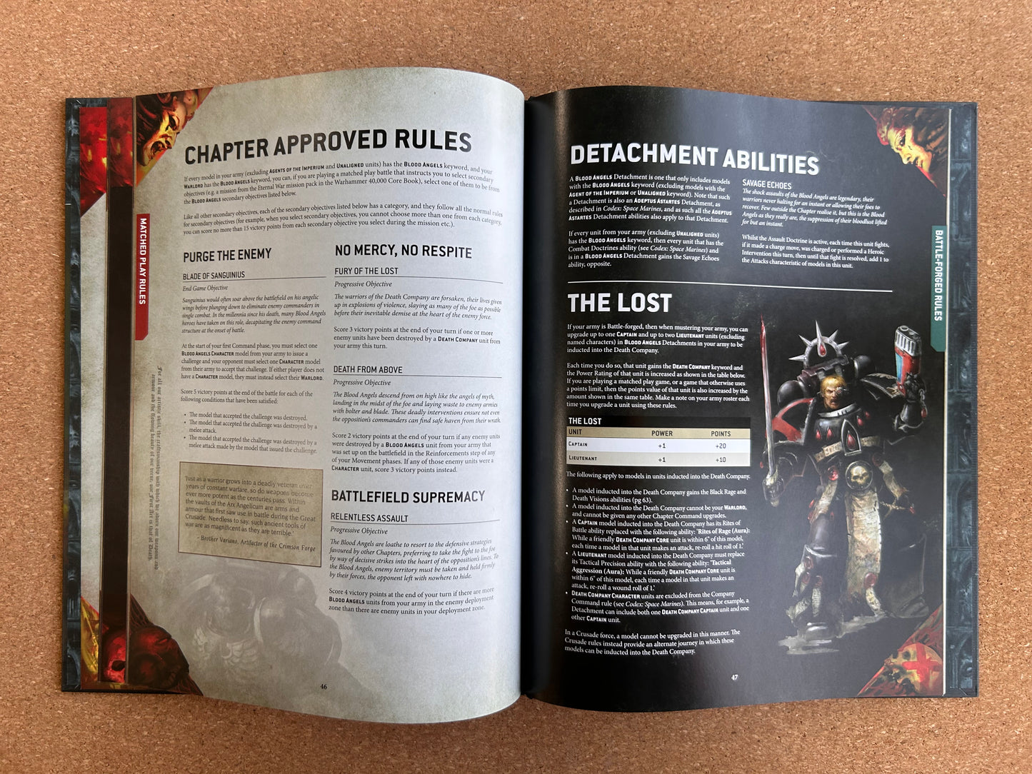 Warhammer 40K 9th Edition - Blood Angels Codex - Hardcover (2020)