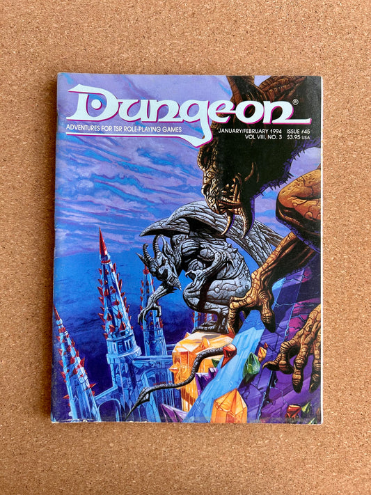 Dungeon Magazine Issue #45 - TSR Magazine (JAN/FEB, 1994)