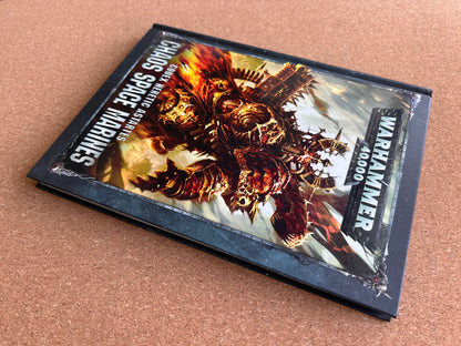Warhammer 40K 8th Edition - Chaos Space Marines Codex - Games Workshop Hardcover (2017)