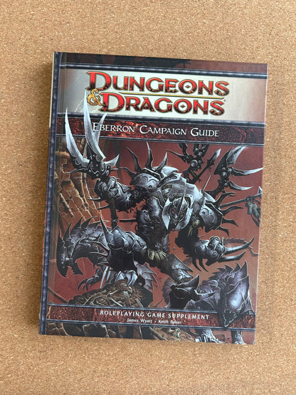 Dungeons & Dragons 4th Edition - Eberron Campaign Guide - WOTC Hardcover (2009)
