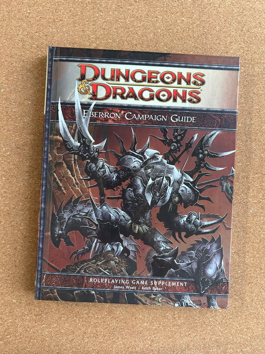 Dungeons & Dragons 4th Edition - Eberron Campaign Guide - WOTC Hardcover (2009)