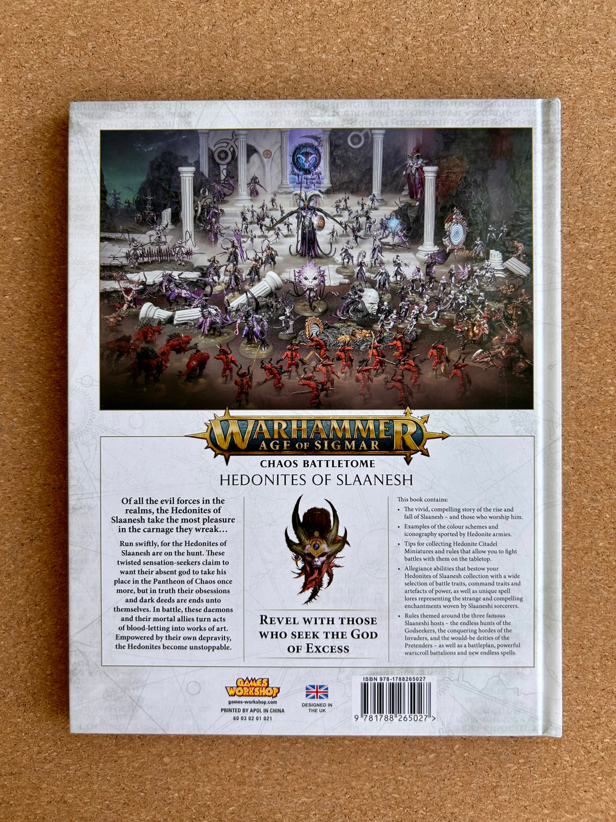 Warhammer Age of Sigmar 2nd Edition - Chaos Battletome Hedonites of Slaanesh - Hardcover (2019)