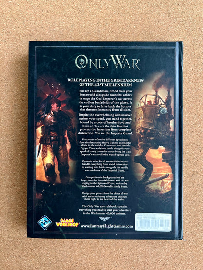 Warhammer 40K Roleplay: Only War - Core Rulebook - Hardcover (2012)