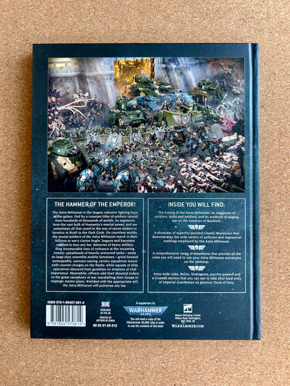 Warhammer 40K 9th Edition - Astra Militarum Codex - Games Workshop Hardcover (2022)