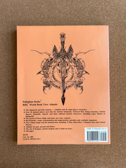 Rifts World Book Two: Atlantis - Palladium Books Paperback (1995)