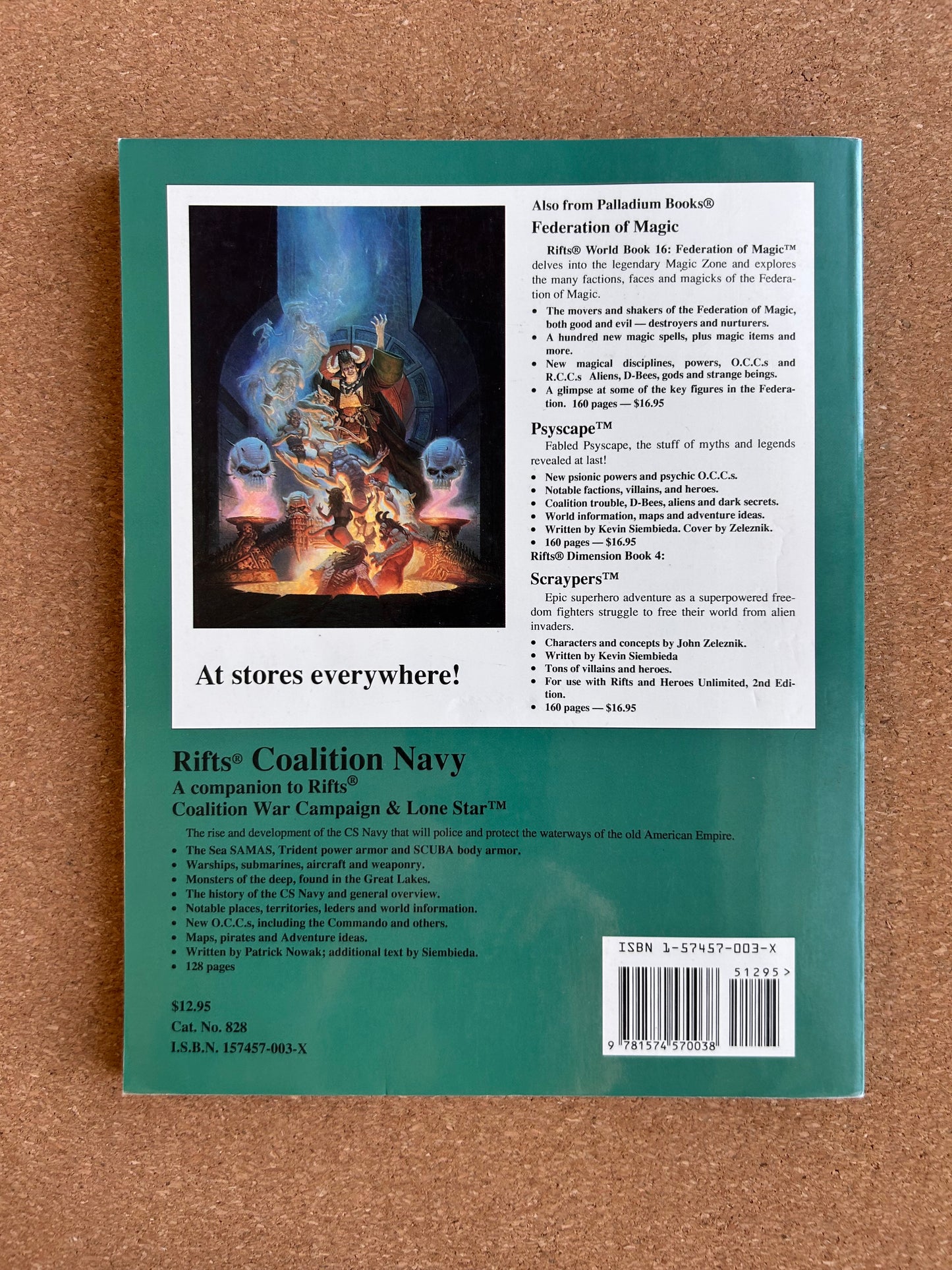 Rifts Sourcebook 4: Coalition Navy - Palladium Books Paperback (1997)