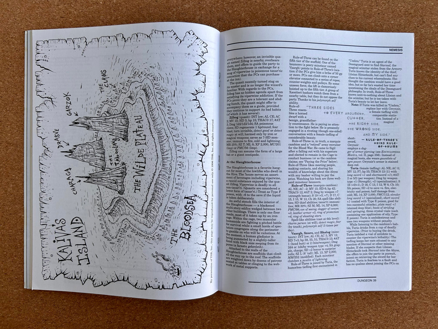Dungeon Magazine Issue #60 - TSR Magazine (JULY/AUGUST 1996)