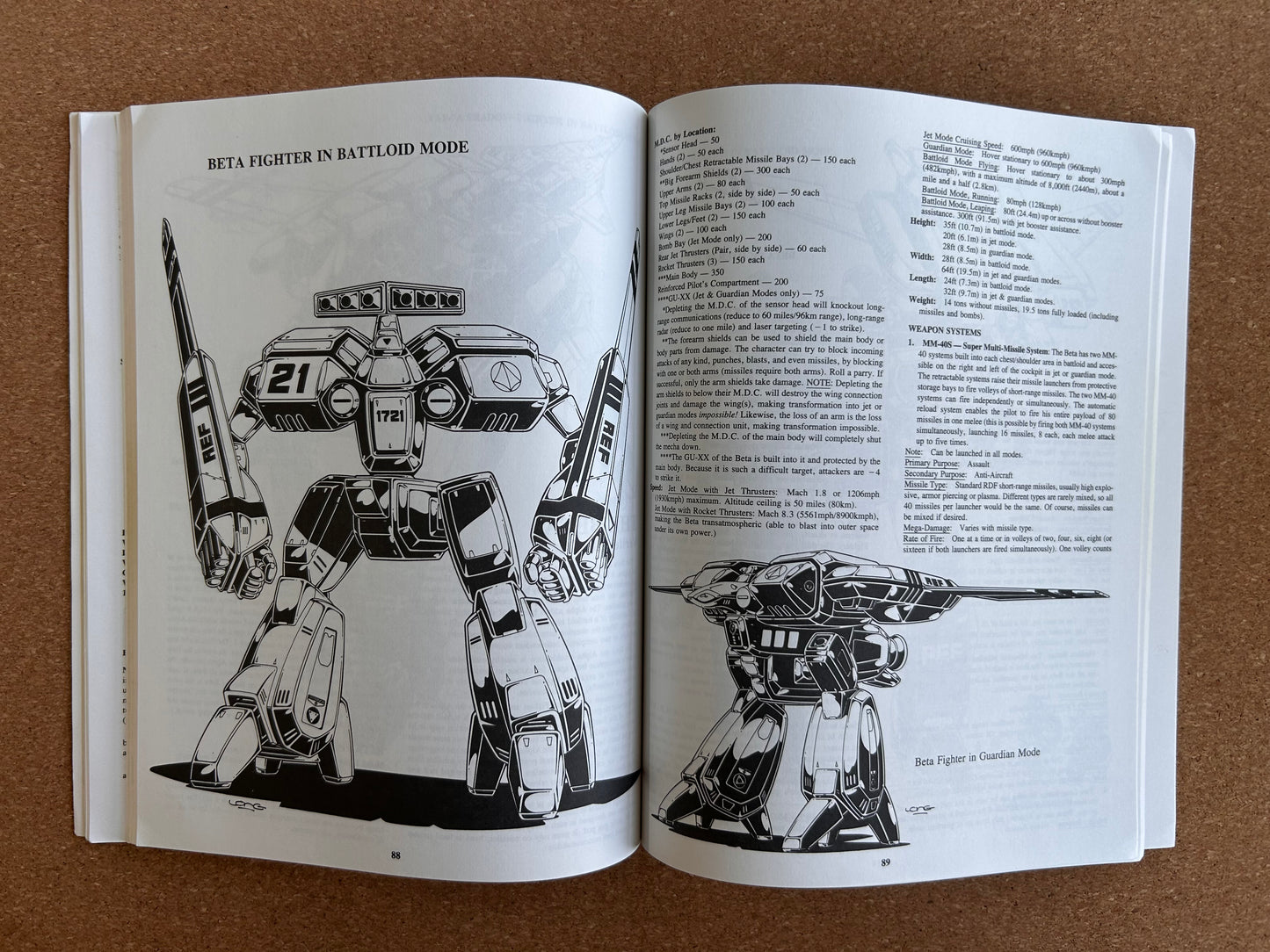 Robotech II The Role-Playing Game - The Sentinels - Palladium Paperback (1995)