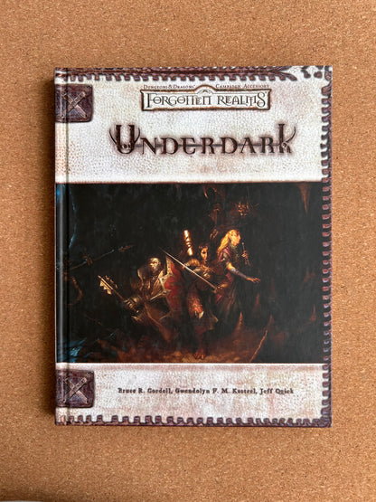 Dungeons & Dragons 3.0/3.5 Forgotten Realms - Underdark - WOTC Hardcover (2003)