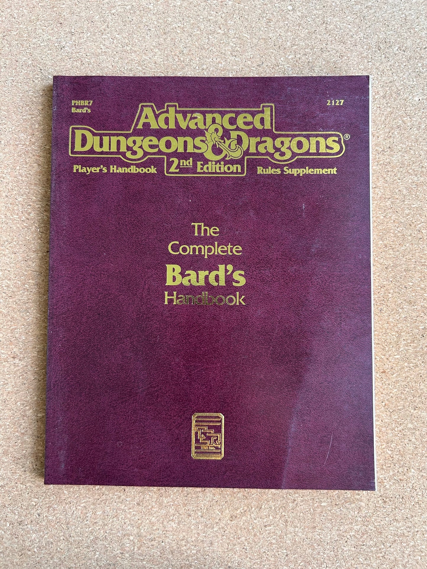 Advanced Dungeons & Dragons - The Complete Bard’s Handbook - PHBR7 TSR2127 - Paperback (1992)