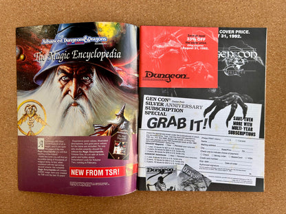 Dungeon Magazine Issue #37 - TSR Magazine (SEPT/OCT, 1992)