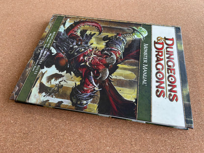 Dungeons & Dragons 4th Edition - Monster Manual - WOTC Hardcover (2008)