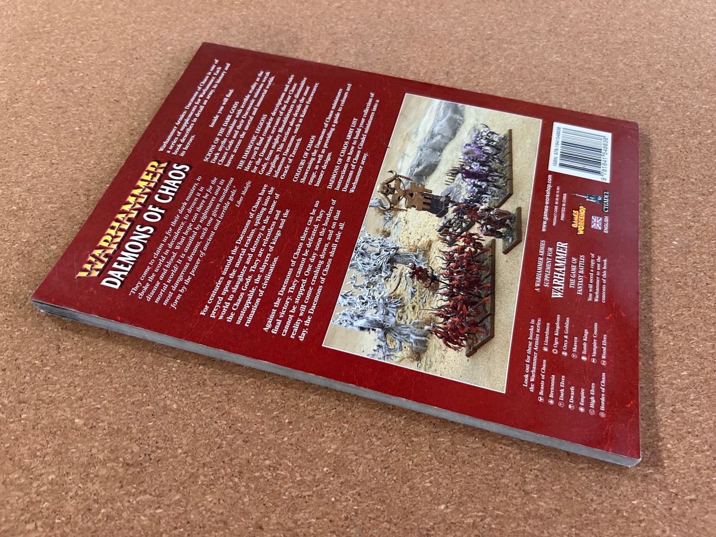 Warhammer Fantasy Armies Codex - Daemons of Chaos - Games Workshop Paperback (2007)