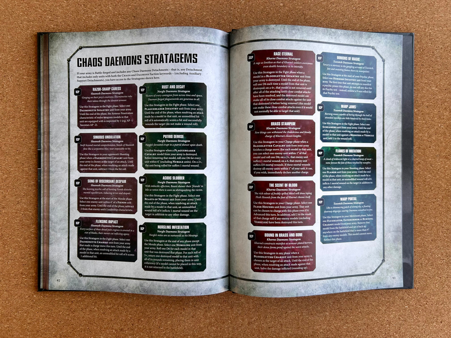 Warhammer 40K 8th Edition - Psychic Awakening Engine War - Games Workshop Hardcover (2020)