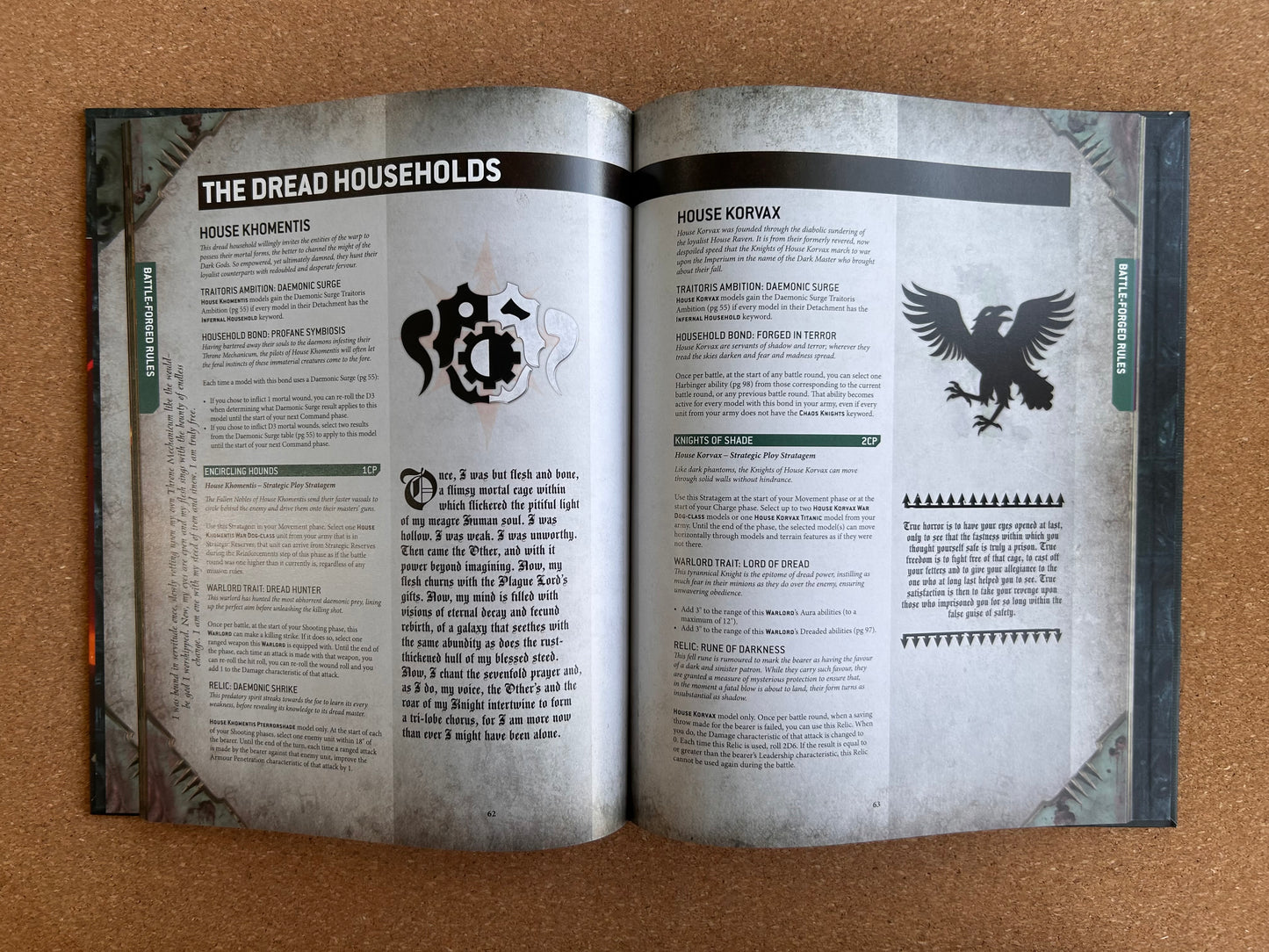 Warhammer 40K 9th Edition - Chaos Knights Codex - Hardcover (2022)