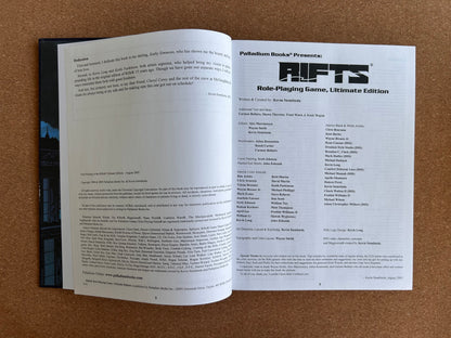 Rifts Ultimate Edition Core Rulebook - Palladium Books Hardcover (2005)