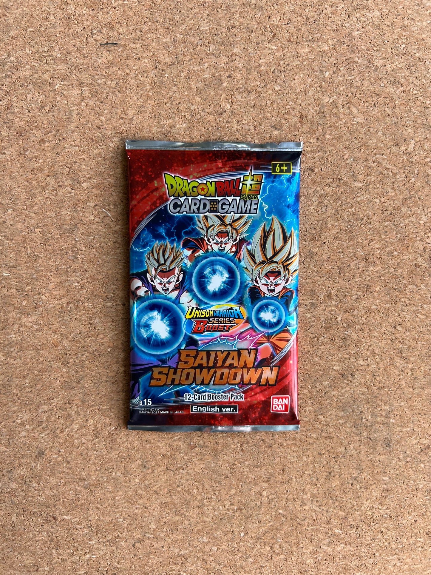 Dragon Ball Super Card Game: Saiyan Showdown [B15] - 12 Card Booster Pack - English