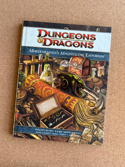 Dungeons & Dragons 4th Edition - Mordenkainen’s Magnificent Emporium - WOTC Hardcover (2011)
