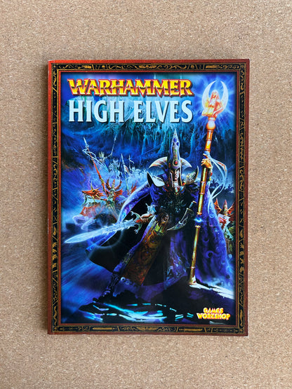 Warhammer Fantasy Armies Codex - High Elves - Games Workshop Paperback (2001)