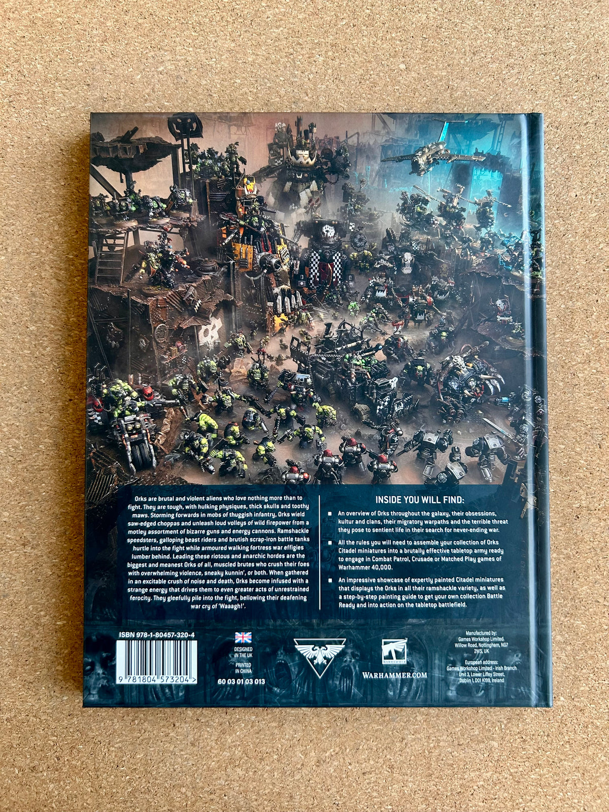 Warhammer 40K 10th Edition - Orks Codex - Games Workshop Hardcover (2024)