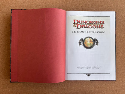 Dungeons & Dragons 4th Edition - Eberron Player’s Guide - WOTC Hardcover (2009)