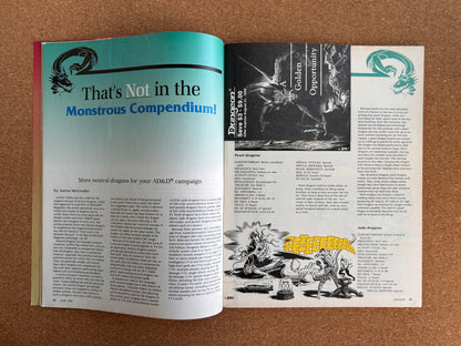 Dragon Magazine Issue #158- TSR Magazine (June, 1990)