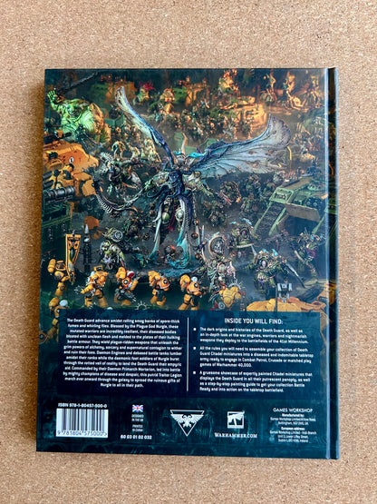 Warhammer 40K 10th Edition - Death Guard Codex - Games Workshop Hardcover (2025)