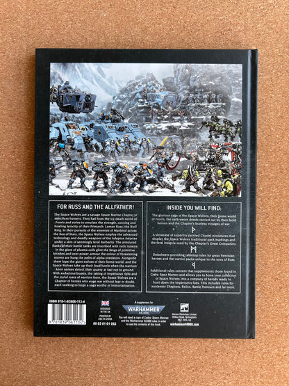 Warhammer 40K 9th Edition - Space Wolves Codex - Hardcover (2020)