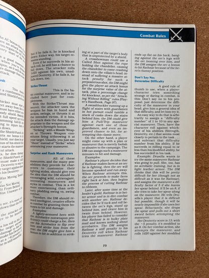 Advanced Dungeons & Dragons - The Complete Fighter’s Handbook - PHBR1 TSR2110 - Paperback (1989)