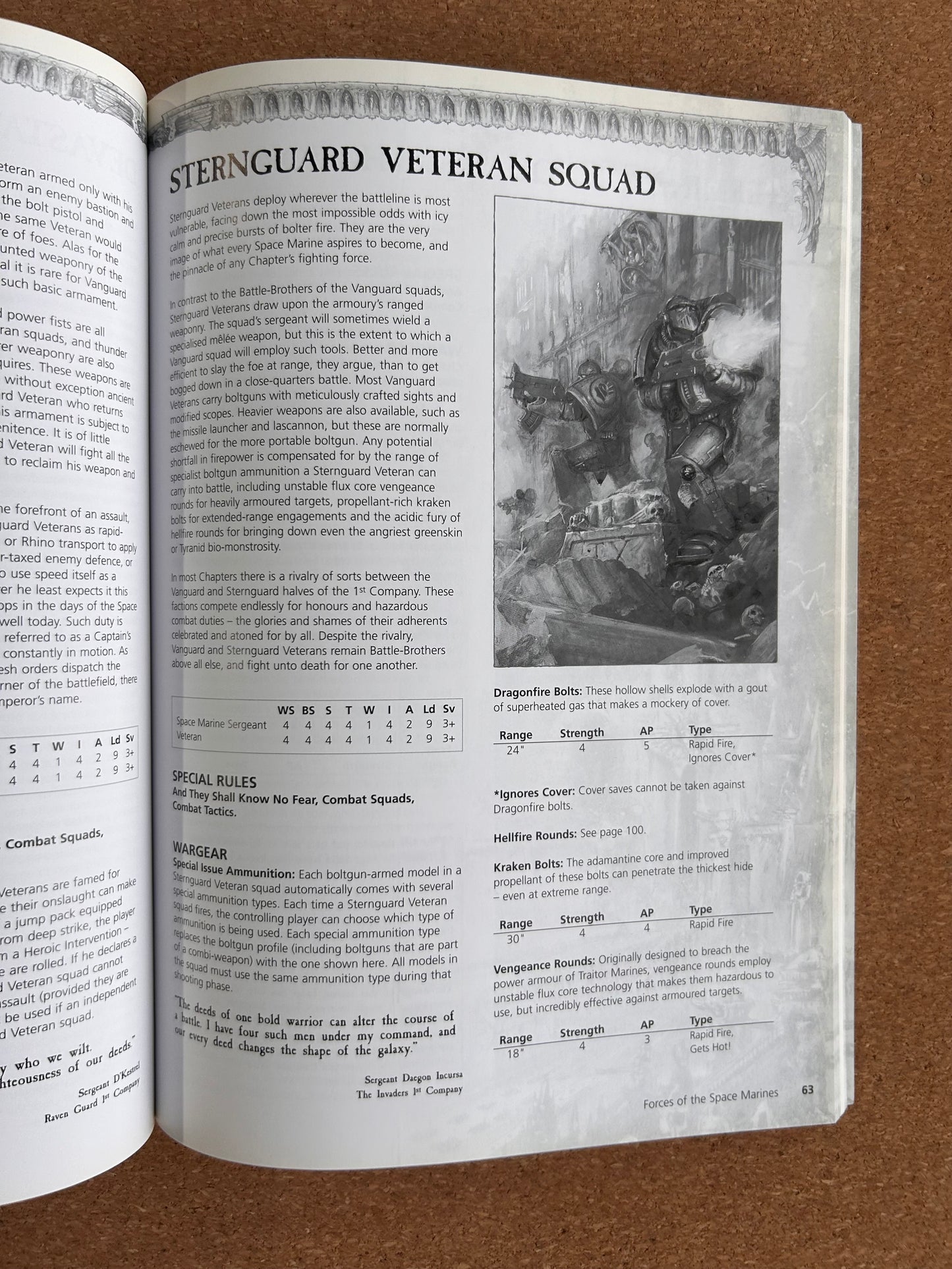 Warhammer 40K 4th Edition - Space Marines Codex - Games Workshop Paperback (2008)