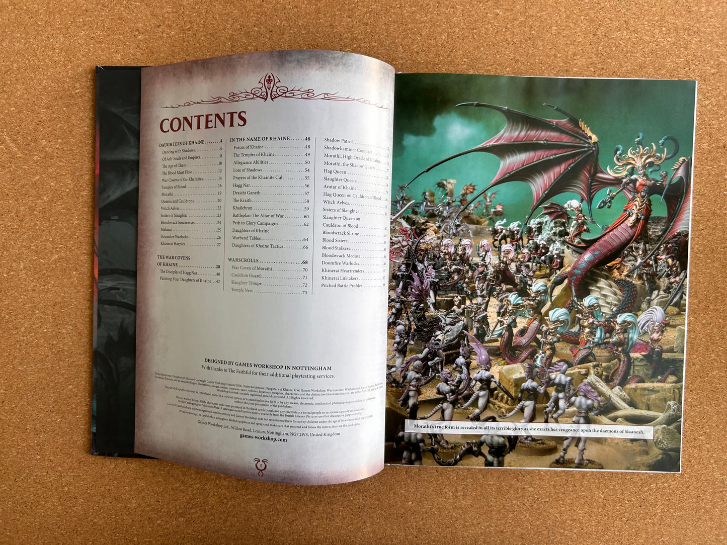 Warhammer Age of Sigmar 2nd Edition - Order Battletome Daughters of Khaine - Hardcover (2018)