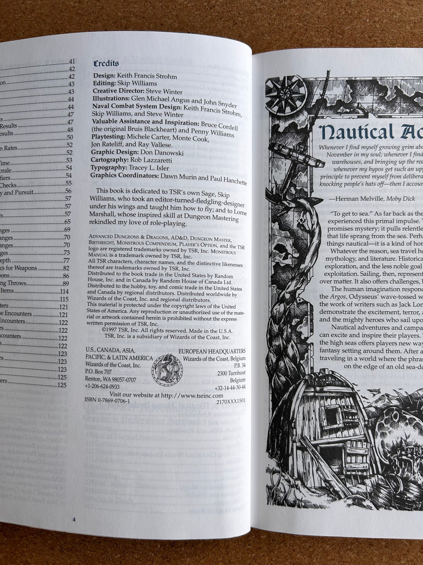 Advanced Dungeons & Dragons Rules Supplement - Of Ships and the Sea - TSR2170 - Paperback (1997)