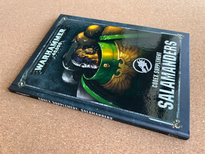 Warhammer 40K 8th Edition - Salamanders Codex Supplement - Games Workshop Hardcover (2019)