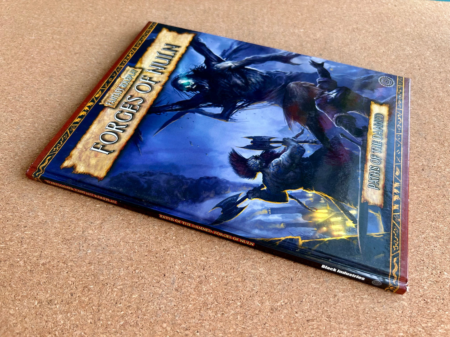 Warhammer Fantasy Roleplay 2nd Ed - Paths of the Damned Forges of Nuln  - Black Library Hardcover (2006)