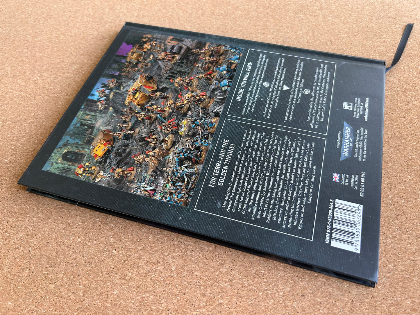 Warhammer 40K 9th Edition - Adeptus Custodes Codex - Games Workshop Hardcover (2021)